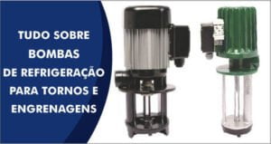 Imagem com o título do post: Tudo sobre bombas de refrigeração e engrenagens a esquerda e a direita duas fotos ilustrativas das bombas de refrigeração da marca Asten.