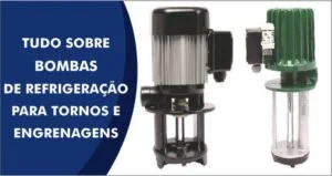 Imagem com o título do post: Tudo sobre bombas de refrigeração e engrenagens a esquerda e a direita duas fotos ilustrativas das bombas de refrigeração da marca Asten.