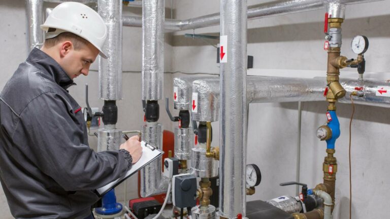 Técnico de manutenção de bombas.