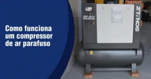 Como funciona um compressor de ar parafuso?