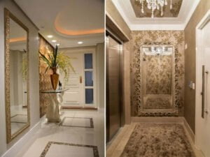 Hall de entrada: como explorar toda beleza dos espelhos