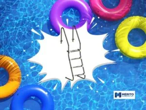 Escada Para Piscina Sodramar Confort Home 4 Degraus Inox.