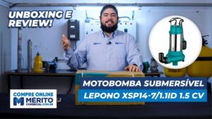 Conheça a Bomba Submersível da Lepono XSP14-7/1.1ID ideal para drenagem e tratamento de esgoto.