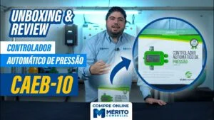 Controlador Automático de Pressão CAEB-10 da Eurobombas.