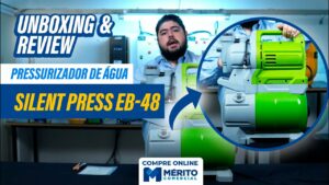 Pressurizador de Água Eurobombas Silent Press EB-48 1,76CV Monofasica 220V.