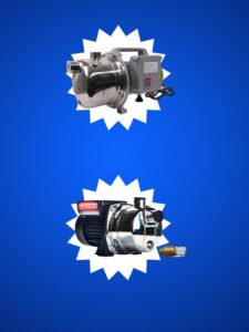 Qual bomba puxa água da rua.