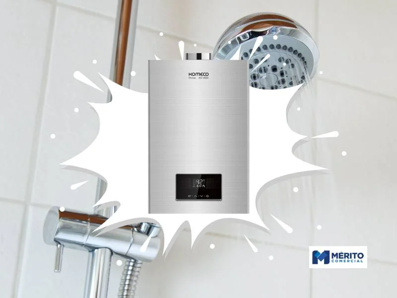 Aquecedor Automático a Gás Komeco Ko 45d/di Prime Gn Inox.