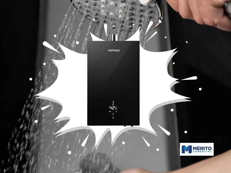 Aquecedor Automático a Gás Komeco Ko 21bk Decor Lp