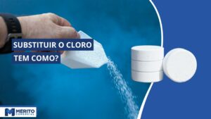 O que posso usar para substituir ou minimizar o uso do cloro na piscina?