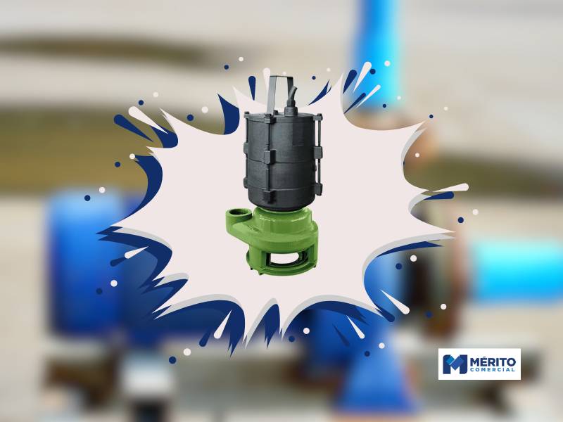 Bomba Submersível Trituradora Famac FBS JAC 50 1 CV Trifásica 380V.