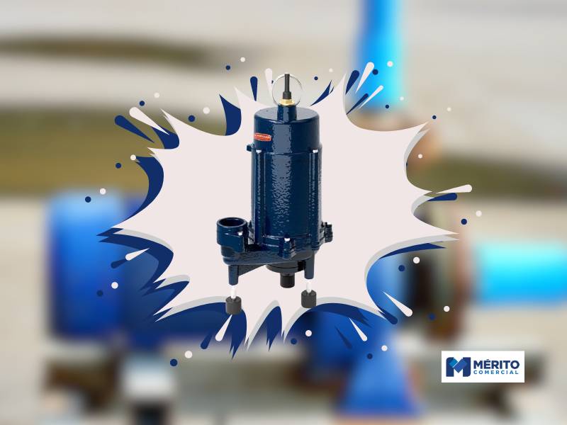 Bomba Submersível Trituradora Schneider Shark 1 CV Monofásica 220V.