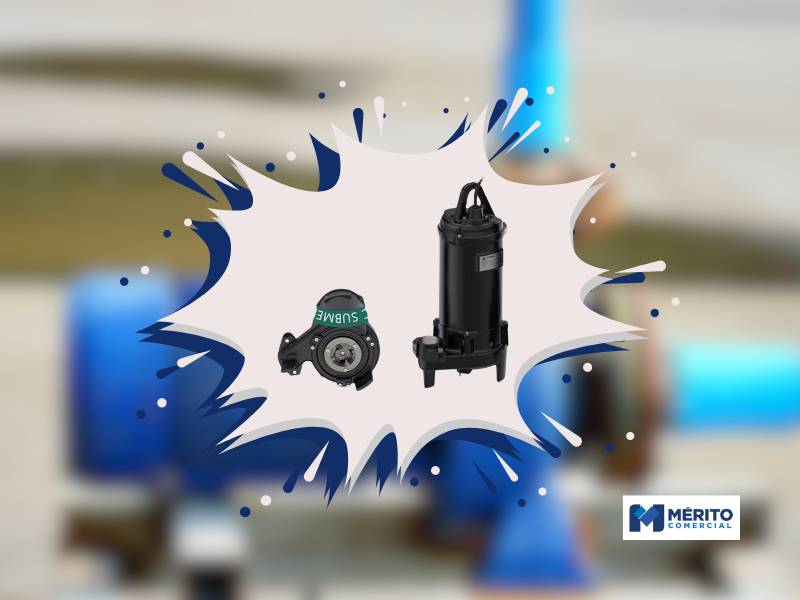 Bomba Trituradora Famac FBS NG JAC 500 2 CV 2 Polos IP68 Trifásico 220V Rotor 120mm 60Hz
