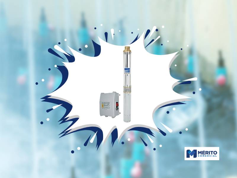 Bomba Submersa Ebara 3BPS2/22 1,5 CV Monofásica 220V com Control Box