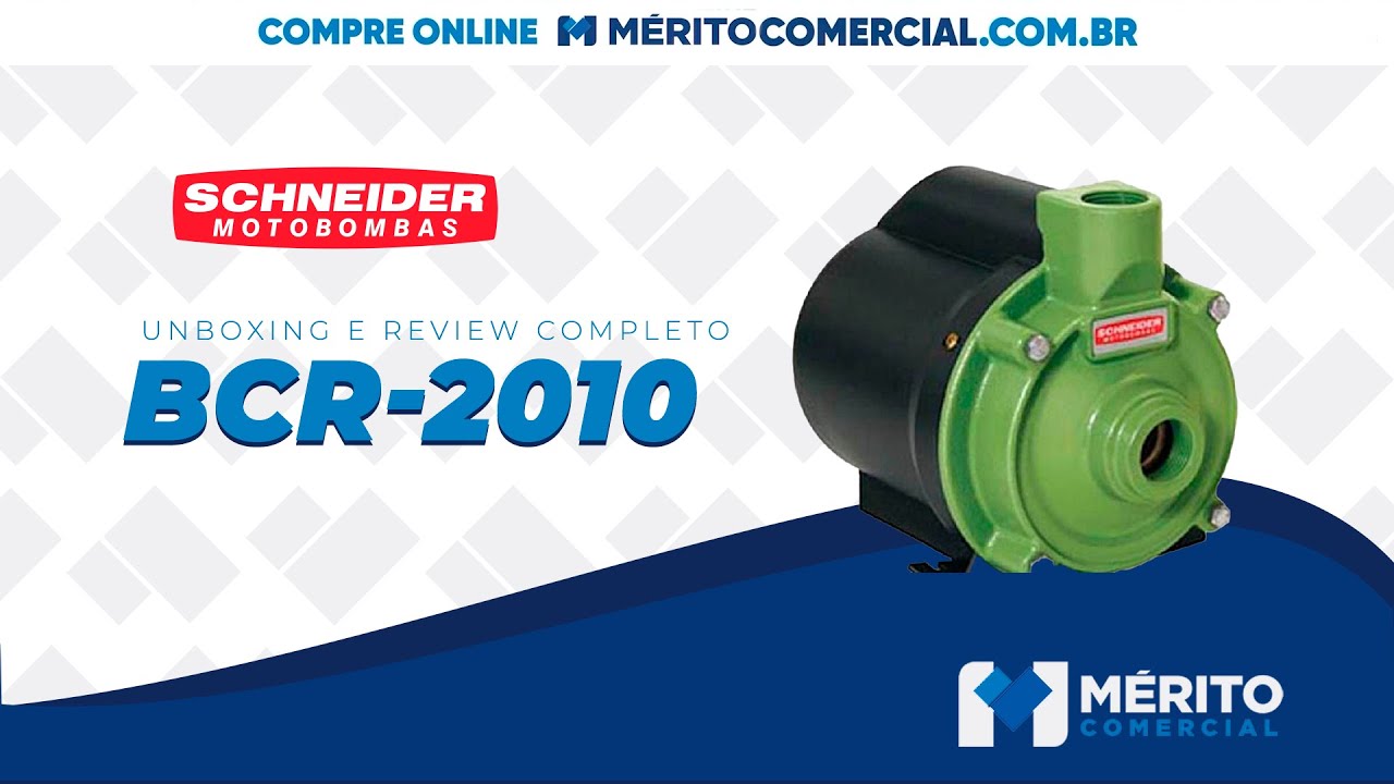 Conheça a Bomba Centrífuga Schneider Bcr-2010 1CV Monofásica 220V