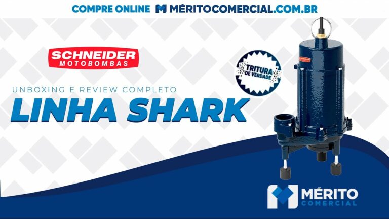Conheça a Bomba Submersível Trituradora Schneider Shark 1cv.